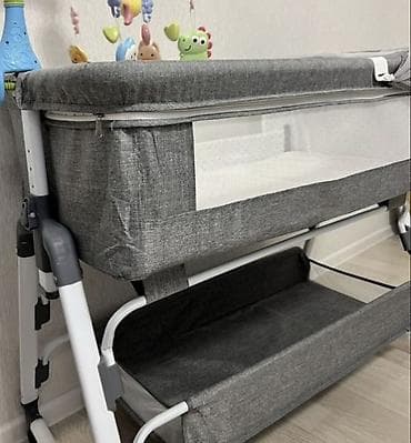 Oğlan və qız üçün, Dördbucaq, Beşik, Dəstsiz, Matras ilə, Yellənmə mexanizmsiz — 3