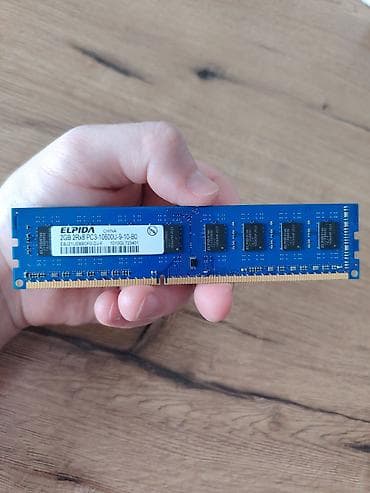 processor core i7: Operativ yaddaş (RAM) 2 GB, 1333 Mhz, DDR3, PC üçün — 3