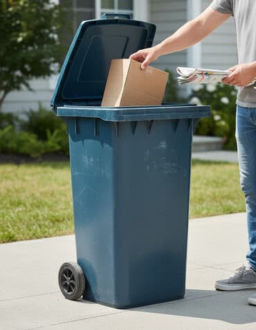 Təkərli zibil qabı – 240L tipli - Material: qalın dəmir (hava