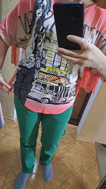 alt geyimi: Qadın bluz/kofta – “Street Fashion” printli olcu- S, M, L - Üst — 3