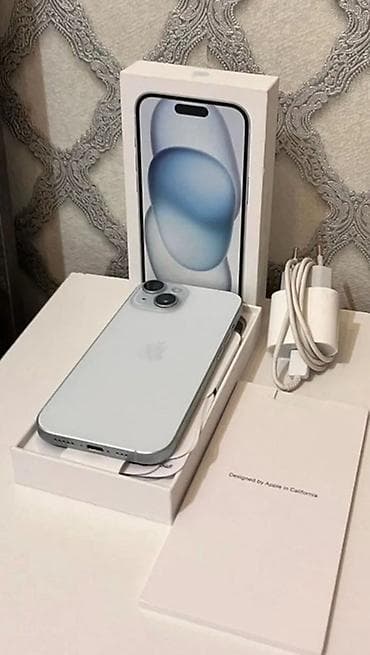 IPhone 15, 128 GB, Mavi, Face ID