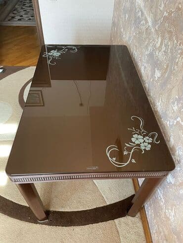 Stullar: Metbex stolu satilir.olcusu 135 x 80 sm.ustu temperli qalin — 5