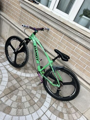 29 liq velosiped qiymeti ucuz: Velosiped – GANGT GT1.0 - Çərçivə: yüngül lehimli alüminium, yaşıl — 2