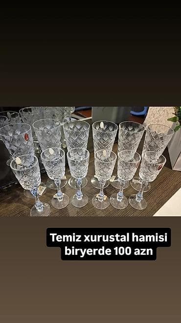 şirə ceken: Qədəhlər, Xrustal — 1