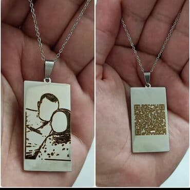 Polad uzerine (qaralmayan) foto eskisinin və QR kodla hemen fotonun