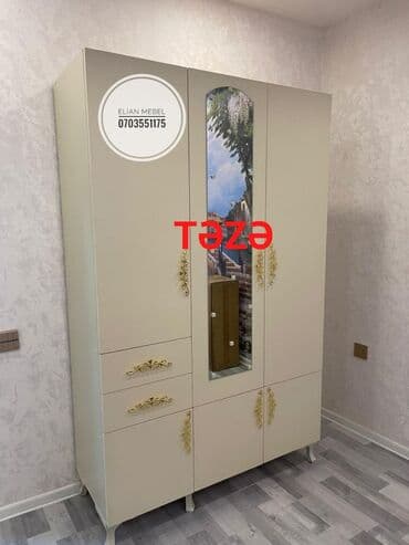 şifoner dolab: Yeni, Açılan, 3 qapılı Düz dolab, Şifonyer, Azərbaycan — 5