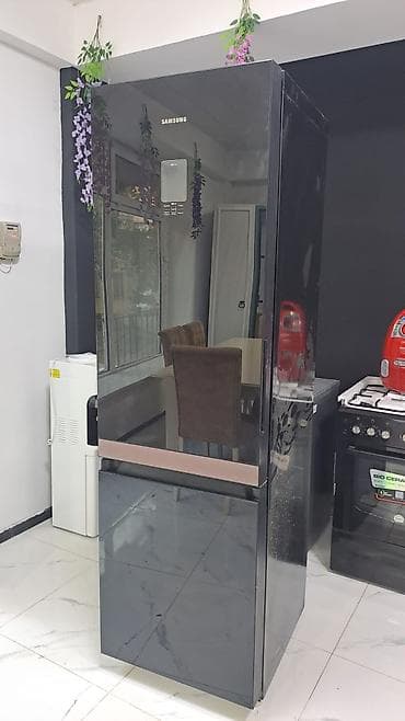 ventilator satisi: 2 qapılı Samsung Soyuducu Satılır, rəng - Qara — 1