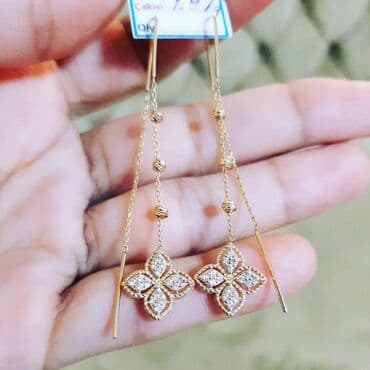 Çantalar: Sırğa, Pandora, Sarı qızıl, 585 Əyar — 1