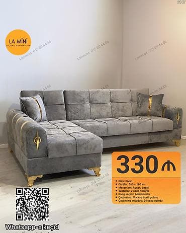 Künc divan, Açılan, Bazalı, Vеlur parça, Şəhərdaxili pulsuz çatdırılma lalafo.az -da Künc divan, Açılan, Bazalı, Vеlur parça, Şəhərdaxili pulsuz çatdırılma