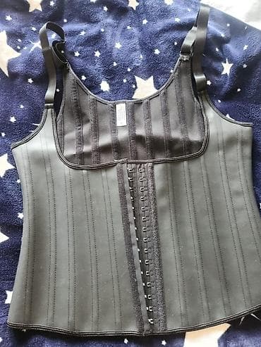 Qadınlar üçün bel formalaşdıran korset - Rəng: qara - Model: ön