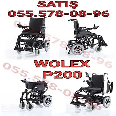 matorlu araba: Elektron əlil arabası – WOLEX P200 - Elektrikli idarəetmə: sağ və ya — 1