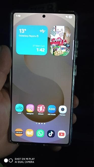 telefon iphone 6: Samsung Galaxy S25 Ultra, 256 GB, rəng - Bej, Sensor — 5