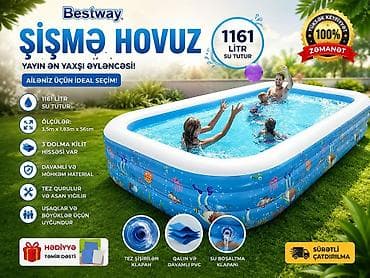 gitara temiri: Yeni Şişmə hovuz Bestway, 3.1 - 4 m, 1001 - 1500 l — 1