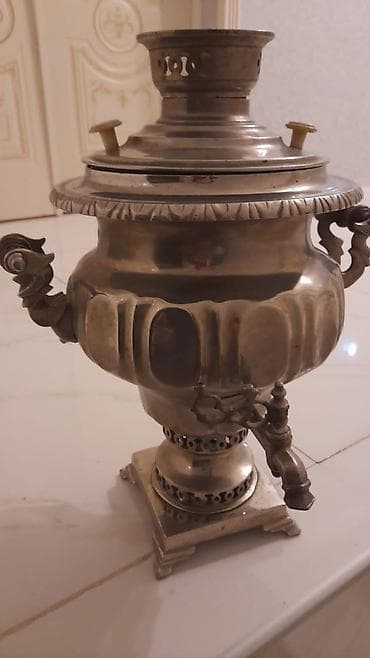 Qədim samovar, 1890 il, Mis, Vəziyyəti: Əla