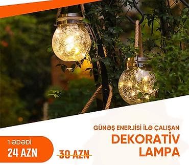 lamba: Yeni, Günəş lampası, Zəmanətsiz, Ünvandan götürmə, Ödənişli çatdırılma — 4