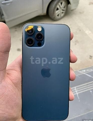 iphona x: IPhone 12 Pro, 256 GB, Sierra Blue, Face ID — 1