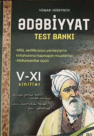 krasofkalar 2021: Vüqar Hüseynov Ədəbiyyat test bankı 2021 Çox az istifadə olunub — 1