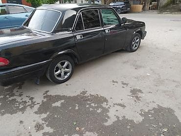 padpres satisi: GAZ Volga 3110 sedan - Kuzov: qara rəng, 4 qapı, xrom ön barmaqlıq — 3