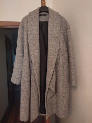 qalin qis donlari: Palto, XL, rəng - Boz — 2