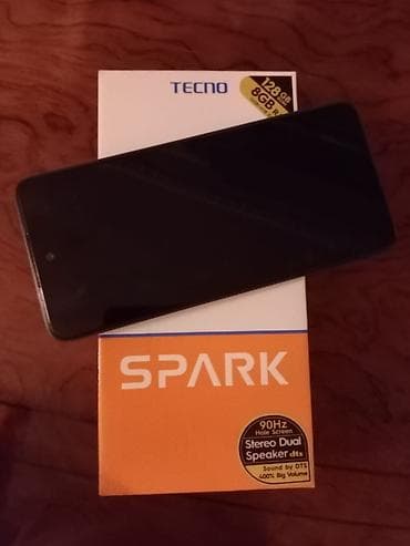 efootbal 2024: Tecno Spark Go 2024, 128 GB, rəng - Qara, Barmaq izi — 1
