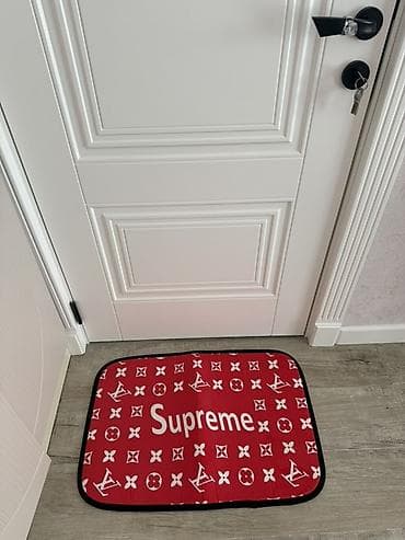 ucuz tekstil: Supreme qırmızı hamam seti - Dəst tərkibi: - Supreme loqolu bornoz — 6