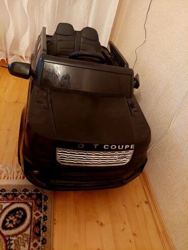 şalvar modelleri 2022: Uşaq elektrik maşını – Sport Coupe modeli, qara rəng. Xüsusiyyətlər — 1