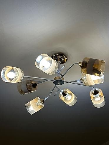 Çılçıraq, 8 lampa, Metal