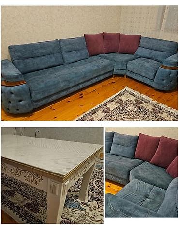 Künc divan satılır jurnalnı ilə birgə 400₼.açılmır,bazasızdır.Ünvan