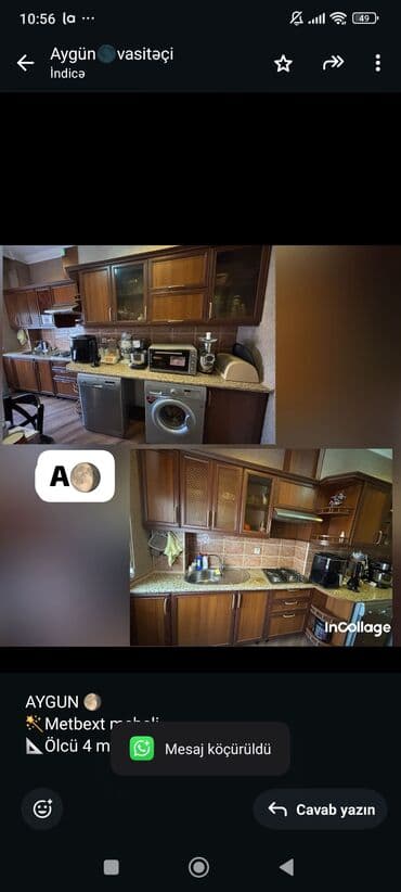 AYGUN 🌖 🪄Metbext mebeli 📐Ölcü 4 mt 🚨Təcili cıxmaldır 💶Qiymət 330
