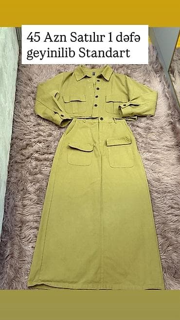 Qadın geyimləri – müxtəlif modellər 1) Çəhrayı trikotaj uzun paltar - — 4