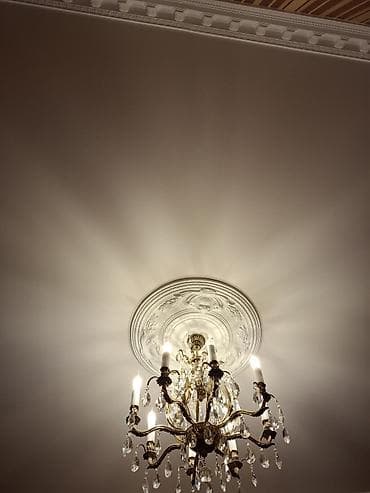 Çılçıraq, 8 lampa, Xrustal