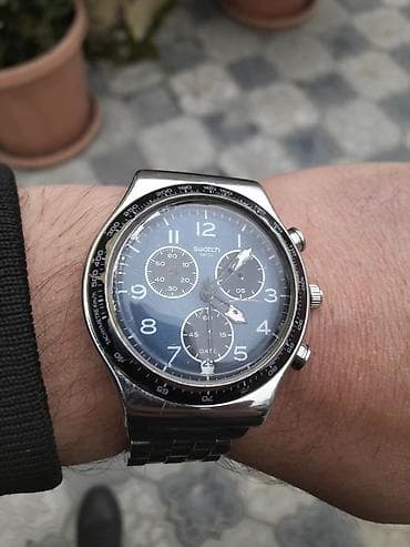 Наручные часы: Наручные часы, Swatch, цвет - Голубой — 1