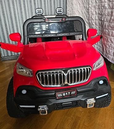 Детские электрокары: Maşın çöldə sürülmüyüb qətiyyən ancaq evdə 450 manata almışam təzə — 1