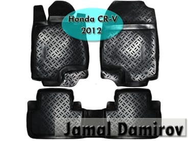 аксессуары для авто: Honda crv 2012 üçün poliuretan ayaqaltılar. Полиуретановые коврики — 1