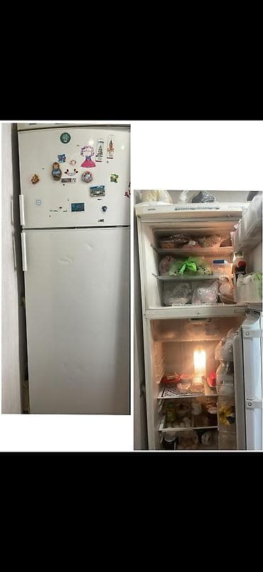 telofn satşı: 2 qapılı Siemens Soyuducu Satılır, rəng - Ağ — 1