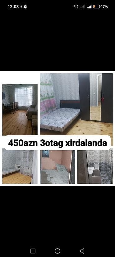 masazirda kiraye evler heyet evi: *Xırdalan,5 nomreli mektebin yaninda 3otaqli ev kiraye verilir qiymet — 1