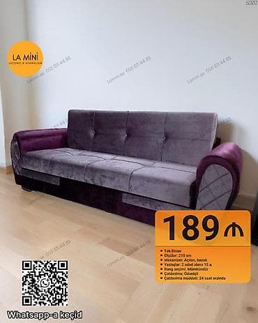 Divan, Açılan, Bazalı, Parça, Ödənişli çatdırılma