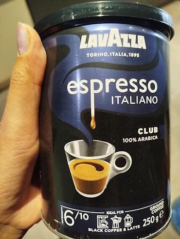 Lavazza Espresso Italiano – CLUB, 100% Arabica, üyüdülmüş qəhvə. - — 2