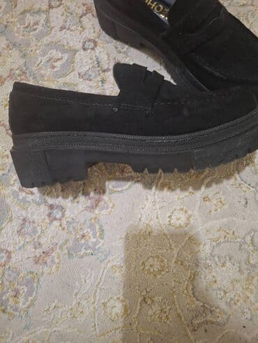 mavi mokasinlər: Ölçü: 38, rəng - Qara, İşlənmiş — 2