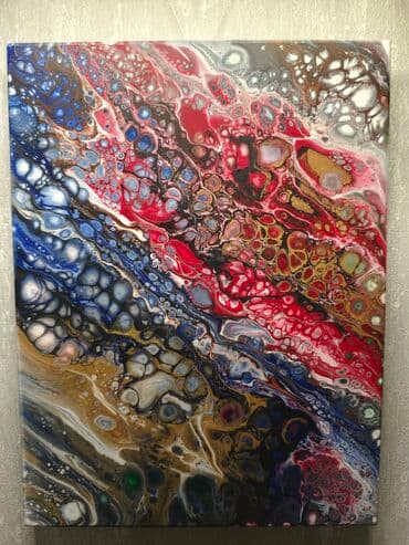 heve cuve: Müasir incəsənət həvəskarları üçün abstrakt üslubda rəsm əsəri. Bu — 2