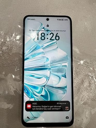note 12 pro plus: Honor X8b, rəng - Ağ, Face ID — 2