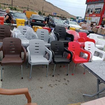 белая садовая мебель: Stullar topdan və pərakəndə Topdan satiş var Ağ rəng Boz rəng — 1