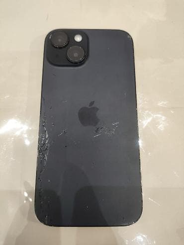 iphone qiymət: IPhone 15, 128 GB, Qara, Qırıq — 2