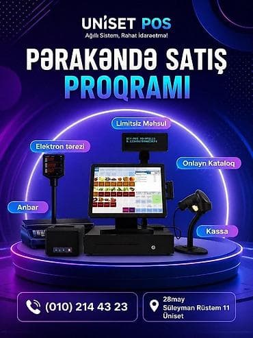 mini kassa: Satış proqramı Şəhər: Bakı Malın növü: Kassa avadanlığı Yeni?: Bəli — 1