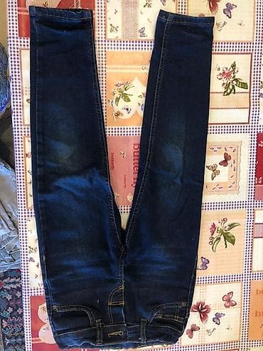 cins kombinzon: LC Waikiki uşaq cins şalvarı - Rəng: Açıq boz (washed effektli) - — 8