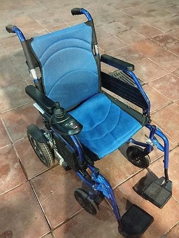 lazer otagi icare: Elektrikli əlil arabası - Rəng: mavi çərçivə və mavi nəfəsalan — 3