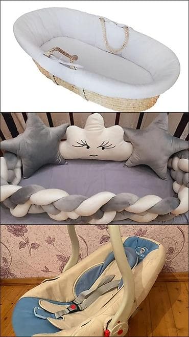 Oğlan və qız üçün, Yumru, Beşik, Dəst ilə, Matras ilə, Yellənmə mexanizm ilə