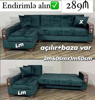 divan kohnə: Künc divan, Açılan, Bazalı, Ödənişli çatdırılma — 1