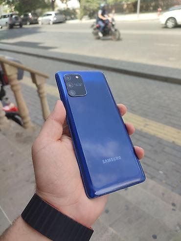 apple iphone 3g: Samsung Galaxy S10 Lite, 128 GB, rəng - Göy, Barmaq izi, Sensor, Sənədlərlə — 1