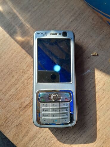 Nokia N73, rəng - Gümüşü, Düyməli